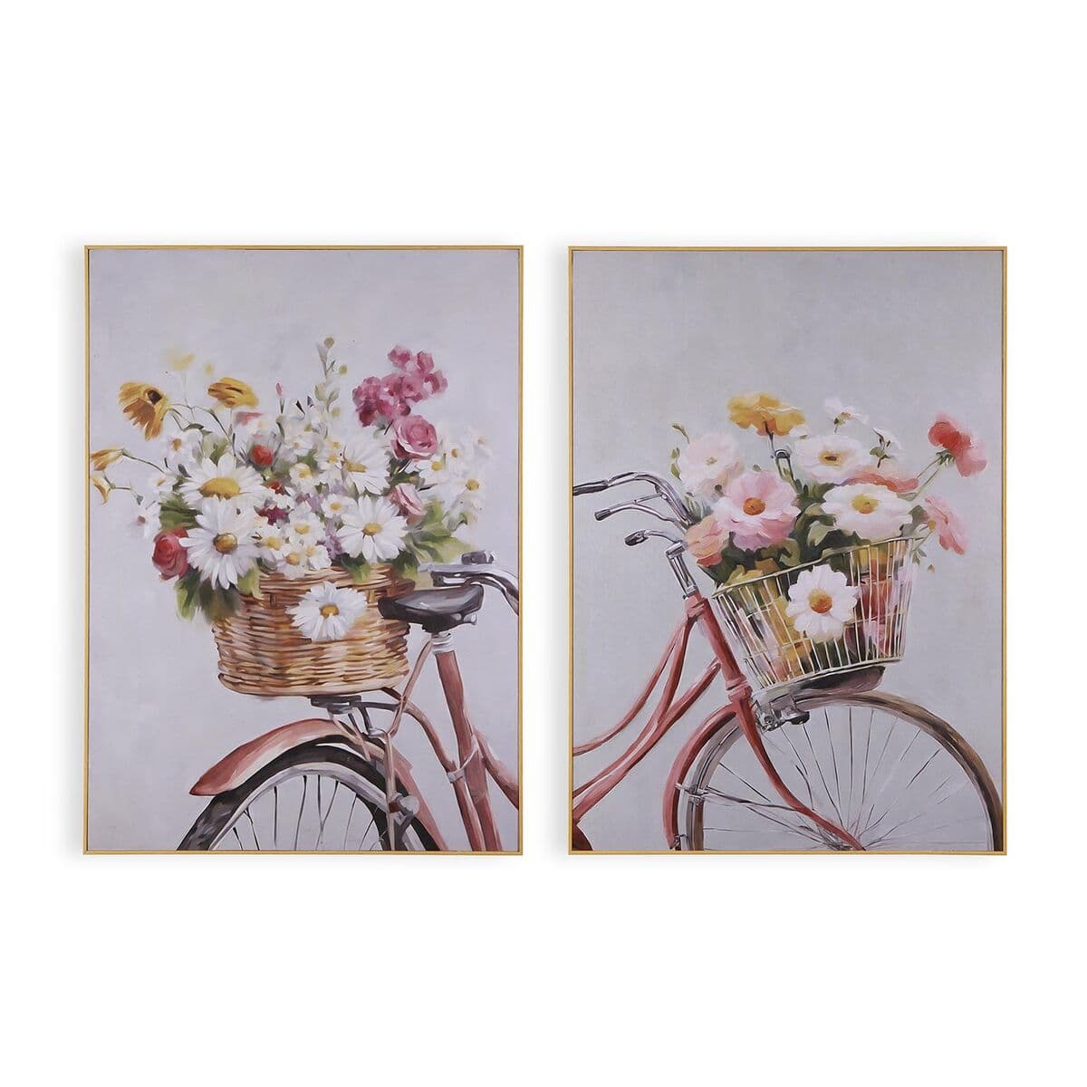 Canvas schilderij fiets 60x50 cm - foto 3