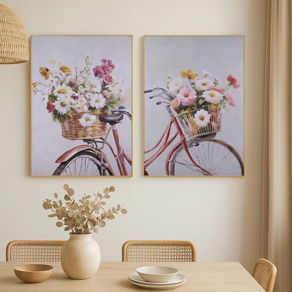 Canvas schilderij fiets 60x50 cm - foto 4