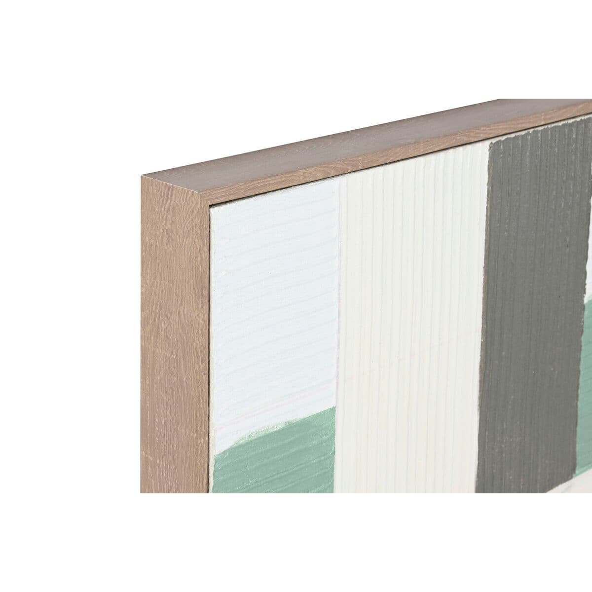 Canvas abstract saliegroen (2-delig) - foto 4