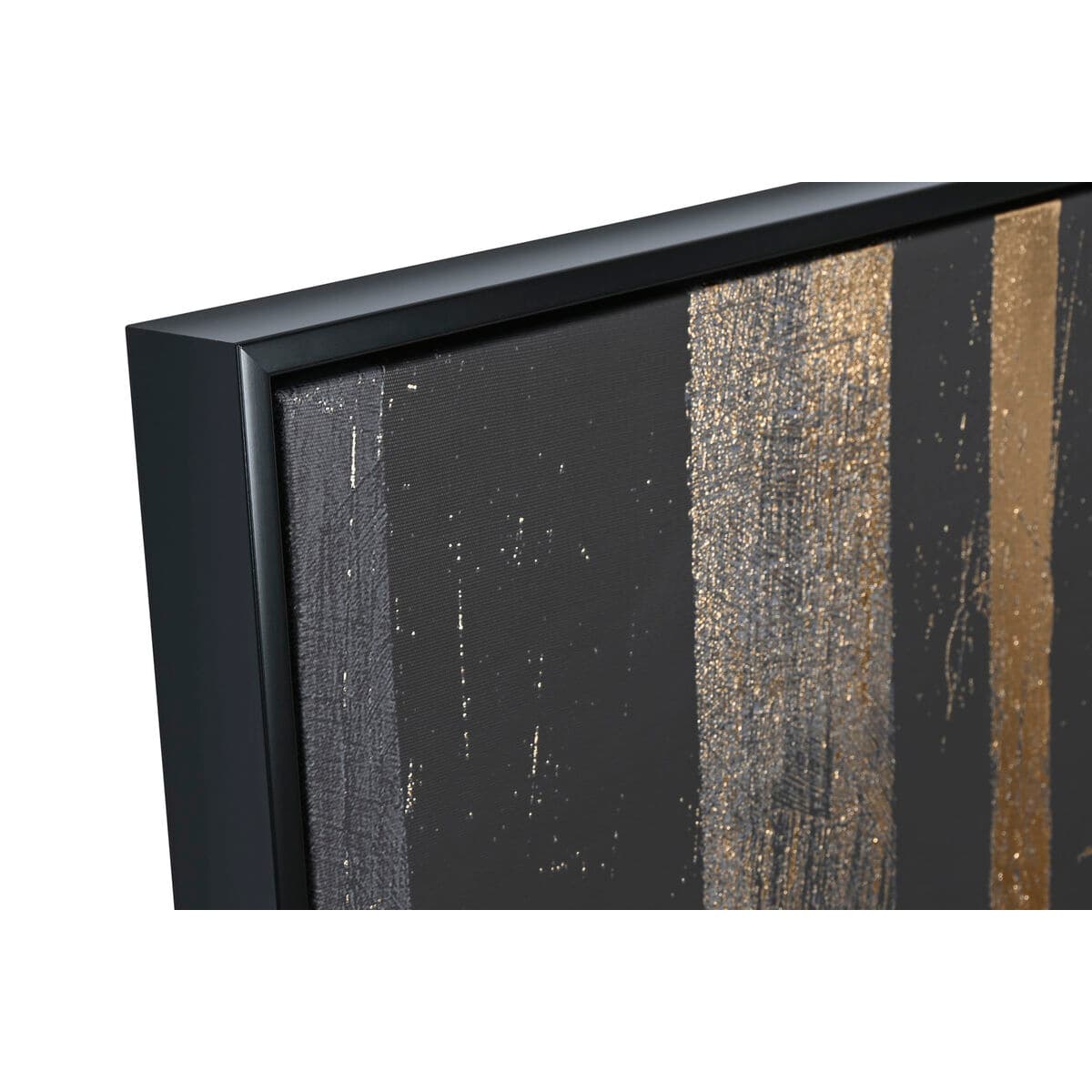 Canvas abstract zwart-goud 103x143 cm (2-delig) - foto 4