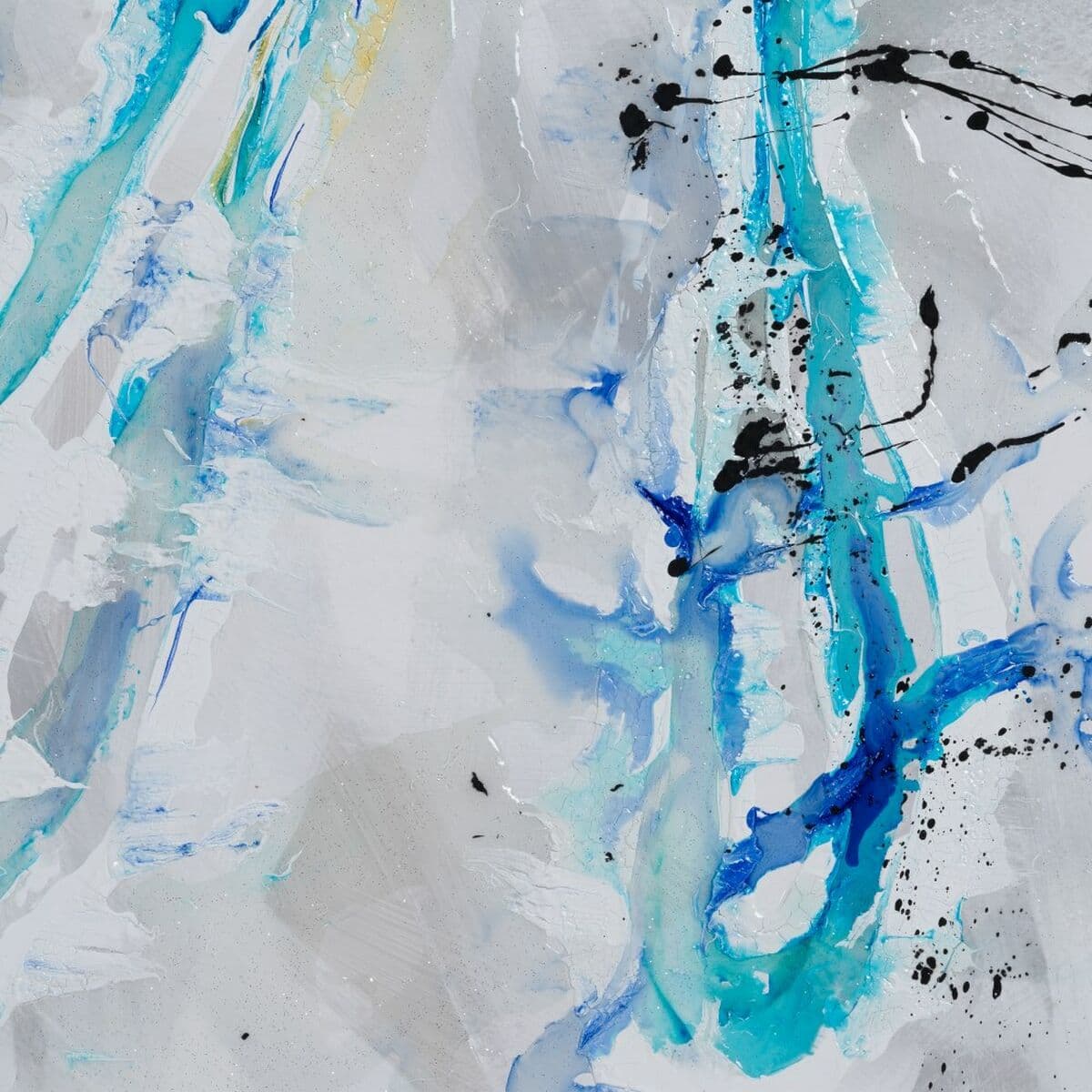Canvas schilderij abstract 70x140 cm - foto 4